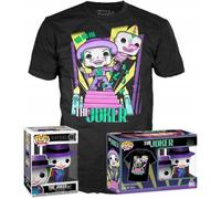 Funko Pop & Tee Dc Comics Batman The Joker 89 Figura + T-shirt Taglia S