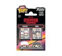 Funko Pop! Bitty 2-Pack: Stranger Things - Dustin & Mike - 2,2 cm (0,9 Pollici) Collezionabile - Idea Regalo - Sacchetti per Feste e Calze della Befana - Decorazione per Torta
