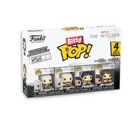 Funko Pop Bitty: Netflix - Geralt, Jaskier, Ciri, and Yennefer - 0.9 Inch (2.2