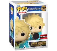 Funko Pop Black Clover Luck Voltia (Lightning Armor) GITD Chase Pop Figure (AAA Anime Exclusive)