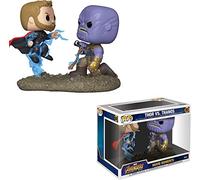 Funko Pop! Bobble 2-Pack: Marvel: Movie Moments: Thor Vs Thanos - Avengers - Figura in Vinile da Collezione - Idea Regalo - Merchandising Ufficiale - Giocattoli per Bambini e Adulti - Movies Fans