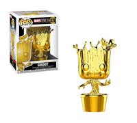 Funko POP! Bobble: Marvel: Marvel Studios 10: Groot - (Chrome) - Figura in Vinile da Collezione - Idea Regalo - Merchandising Ufficiale - Giocattoli per Bambini e Adulti - Movies Fans