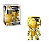 Funko Pop! Bobble: Marvel: Marvel Studios 10: Iron Man - (Chrome) - Figura in Vinile da Collezione - Idea Regalo - Merchandising Ufficiale - Giocattoli per Bambini e Adulti - Movies Fans