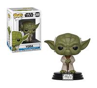 Funko POP! Bobble: Star Wars: Clone Wars: Yoda - Figura in Vinile da Collezione - Idea Regalo - Merchandising Ufficiale - Giocattoli per Bambini e Adulti - TV Fans - Figura per i Collezionisti