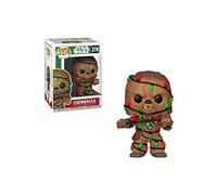 Funko Pop! Bobble: Star Wars: Holiday Chewbacca with Lights - Figura in Vinile da Collezione - Idea Regalo - Merchandising Ufficiale - Giocattoli per Bambini e Adulti - Movies Fans