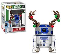 Funko Pop Bobble: Star Wars: Holiday R2-D2 with Antlers - Figura in Vinile da C