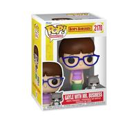 Funko Sgabello da bar SHIJING Arte del ferro – gambe in metallo dorato, sedile nero