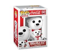 Funko Pop! Coca-cola Polar Bear With Cub Figure Bianco,Rosso