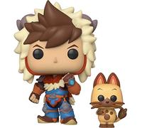 Funko Pop!&Buddy: Monster Hunter- Lute w/Navirou - Football: Chelsea - Kepa Arrizabalaga, Multicolore, Taglia Unica