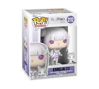Funko Pop! & Buddy: Re: ZERO - Emilia With Puck - Re:zero - Figura in Vinile da Collezione - Idea Regalo - Merchandising Ufficiale - Giocattoli per Bambini e Adulti - Anime Fans