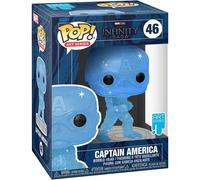 FUNKO POP Capitano America blu Infinity Saga Marvel Studios figura originale Serie artistica 9,5 cm