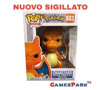 FUNKO POP CHARIZARD 843 9 CM FUOCO ROSSO NUOVO SIGILLATO POP POKEMON DRAGO RARO