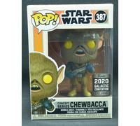 Funko POP Chewbacca 387 Star Wars Concept 2020 Galactic Convention NUOVO OVP