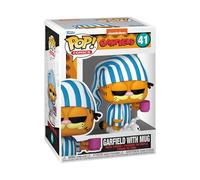 Funko Pop! Comics: Garfield- Garfield With Mug - Figura in Vinile da Collezione - Idea Regalo - Merchandising Ufficiale - Giocattoli per Bambini e Adulti - Cartoons Fans