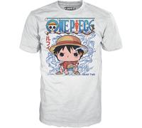 Funko Pop con Scatola Tee: One Piece - Rufy Cambio Due