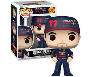 Funko Pop da Corsa Sergio Perez Rosso Bull 9.5cm Nuovo 04