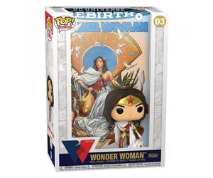 Funko Pop DC Comics Cover Comic Wonder 80th Wonder Woman Rinascita sul trono