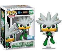 Funko POP DC Comics JLA & SONIC Heroes 592 Silver As The Green Lantern