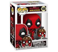 Funko Pop! & Buddy: Deadpool & Wolverine - Deadpool with Headpool - Figura in Vinile da Collezione - Idea Regalo - Merchandising Ufficiale - Giocattoli per Bambini e Adulti - Movies Fans