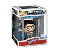Funko Pop! Deluxe: DC Comics - Superman With Booth- Esclusiva Amazon - Figura in Vinile da Collezione - Idea Regalo - Merchandising Ufficiale - Giocattoli per Bambini e Adulti - Movies Fans