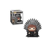 Funko Pop! Deluxe: Game 0: Tyrion Lannister Sitting On Iron Throne Collectible Figure - Game of Thrones- Figura in Vinile da Collezione - Idea Regalo - Merchandising Ufficiale - TV Fans