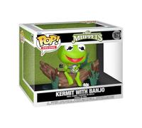Funko Pop!Deluxe: Muppets - Kermit The Frog With Banjo - The Muppets - Figura in Vinile da Collezione - Idea Regalo - Merchandising Ufficiale - Giocattoli per Bambini e Adulti - Comedy Fans