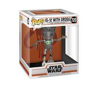 Funko Pop Deluxe: Grogu (The Child, Baby Yoda) - (IG-12) - The Mandalorian - Fi