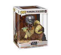 Funko POP Deluxe: Star Wars: The Mandalorian - Mando On Bantha With Grogu (The
