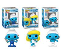 Funko Pop Die Schlümpfe 3er Set Schlumpfine, Handyschlumpf, Puffo Vanitoso Con