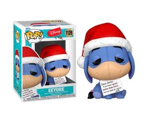 FUNKO POP DISNEY 1129 EEYORE VYNIL HOLIDAY BOBBLE HEAD FIGURE 21 DISPONIBILE PVC