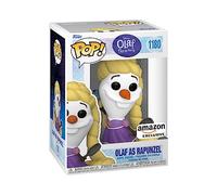 Funko Pop! Disney: Frozen - Olaf As Rapunzel- Esclusiva Amazon - Figura in Vinile da Collezione - Idea Regalo - Merchandising Ufficiale - Giocattoli per Bambini e Adulti - Movies Fans