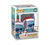 Funko Pop! Disney: Holiday - Stitch with Candy Cane - Lilo And Stitch - Figura in Vinile da Collezione - Idea Regalo - Merchandising Ufficiale - Giocattoli per Bambini e Adulti - Movies Fans