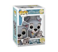 Funko POP! Disney: Lady & The The Tramp - The Tramp With Puppy - Lady And The Tramp - Lilli e il Vagabondo - Figura in Vinile da Collezione - Idea Regalo - Merchandising Ufficiale - Movies Fans