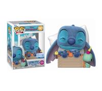 Funko Pop Disney Lilo & Stitch (1607) Sleeping Stitch Box Flocked - Figure 9cm
