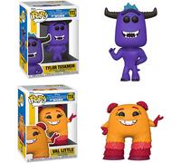 FUNKO POP DISNEY MONSTERS AT WORK SET DA 2 1113 TYLER - 1114 VAL LITTLE 9CM