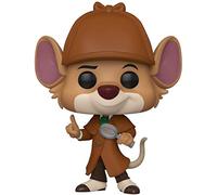 Funko Pop! Disney: Mouse Detective-Basil of Baker Street MouseDetective - The Great Mouse Detective - Figura in Vinile da Collezione - Idea Regalo - Merchandising Ufficiale - Movies Fans