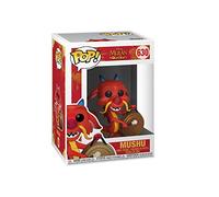 Funko Pop! Disney: Mulan - Mushu with Gong- Figura in Vinile da Collezione - Idea Regalo - Merchandising Ufficiale - Giocattoli per Bambini e Adulti - Movies Fans - Figura per i Collezionisti