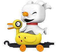 Funko Pop! Disney: Nightmare Before Christmas Train-Zero in Duck Cart - The Nightmare Before Christmas - Esclusiva Amazon - Figura in Vinile da Collezione - Idea Regalo - Merchandising Ufficiale
