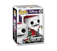 Nightmare Before Christmas 30th Funko POP Disney Vinile Figura Santa Jack 9 cm
