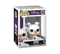 Funko Pop! Disney: The Night Before Christmas 30th - Zero With CandyCane - Disney: The Nightmare Before Christmas - Figura in Vinile da Collezione - Idea Regalo - Merchandising Ufficiale
