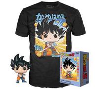 Funko Pop! E Maglietta A Maniche Corte Kamehameha Dragon Ball Z Goku 9 Cm