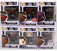 Funko Pop Falcon E Invernale Soldier Sacco Di 6 Captain America Baron Zemo Ex