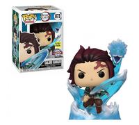 Funko Pop Figura Esclusiva GITD Tanjiro Kamado con Drago Demon Slayer