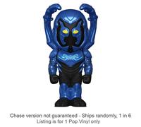 Funko Pop Film Blue Beetle Vinile Soda con Chase Glow in the Dark Ages 3+