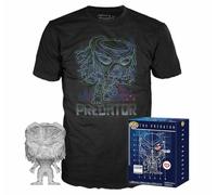 Funko Pop Film PREDATOR #620 Pop E Maglietta Media Bundle Da Collezione NUOVO