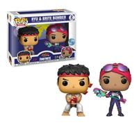 FUNKO POP GAMES FORTNITE STREET FIGHTER - RYU & BRITE BOMBER 2 PACK VINYL FIGURE