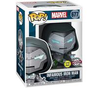 FUNKO POP GAMES MARVEL 677 INFAMOUS IRON MAN GLOWS IN THE DARK SPECIAL EDITION