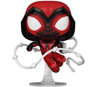 Funko Pop! Games: Miles Morales - Crimson Cowl Suit - Spider-man - Miles Morales Game - Figura in Vinile da Collezione - Idea Regalo - Merchandising Ufficiale - Giocattoli per Bambini e Adulti