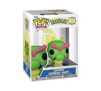 Funko Pop! Games: Pokemon - Caterpie - Figura in Vinile da Collezione - Idea Regalo - Merchandising Ufficiale - Giocattoli per Bambini e Adulti - Video Games Fans - Figura per i Collezionisti