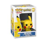 Funko Pop Games Pokemon, Pikachu, (Sitting), Figura in Vinile da Collezione, Idea Regalo, Merchandising Ufficiale, Giocattoli per Bambini e Adulti, Anime Fans, Figura per i Collezionisti